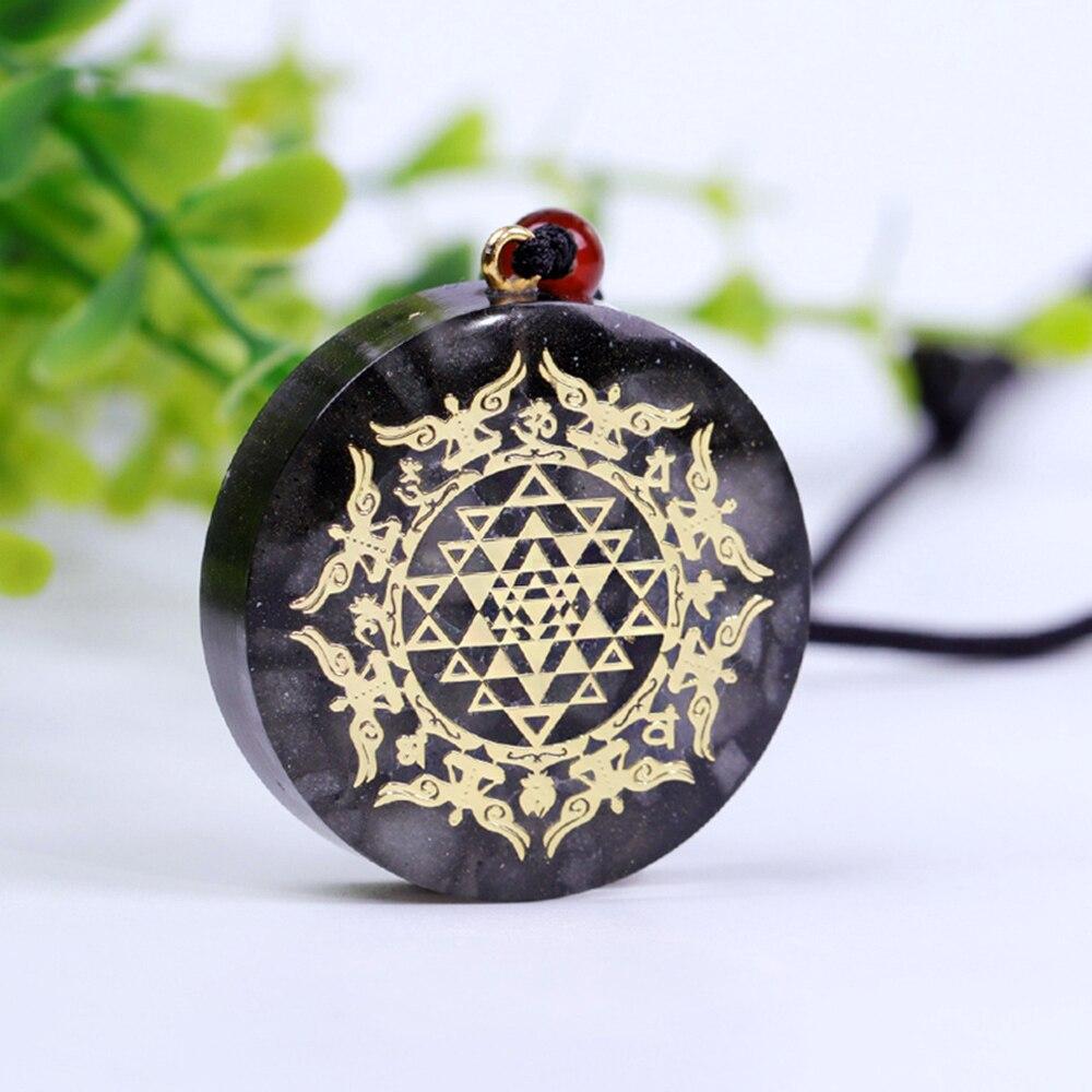 Orgonite Pendant Orgone Crystal Necklace Emf Protection Jewelry