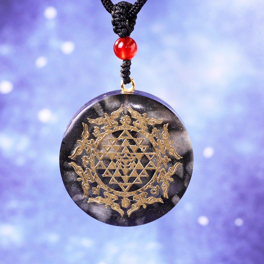 Orgonite Pendant Orgone Crystal Necklace Emf Protection Jewelry
