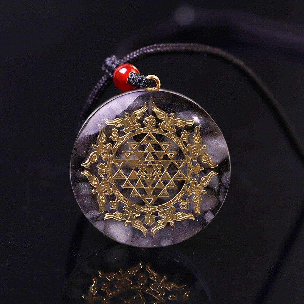 Orgonite Pendant Orgone Crystal Necklace Emf Protection Jewelry