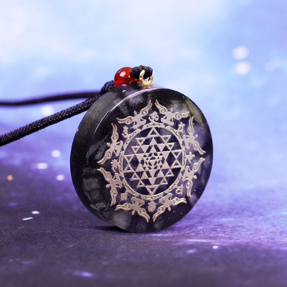 Orgonite Pendant Orgone Crystal Necklace Emf Protection Jewelry